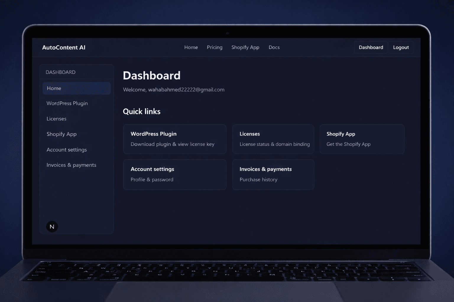 AutoContent AI Dashboard trusted by top SEO agencies